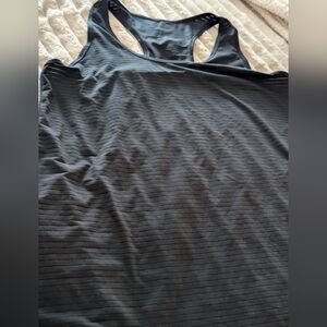 Stylish Black Ribbed Fabric